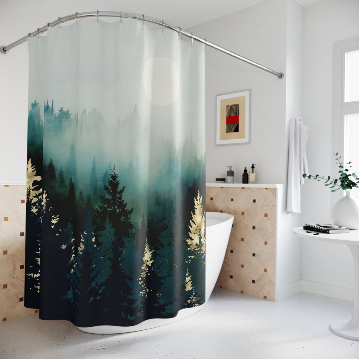 Forest Glow - Shower Curtain