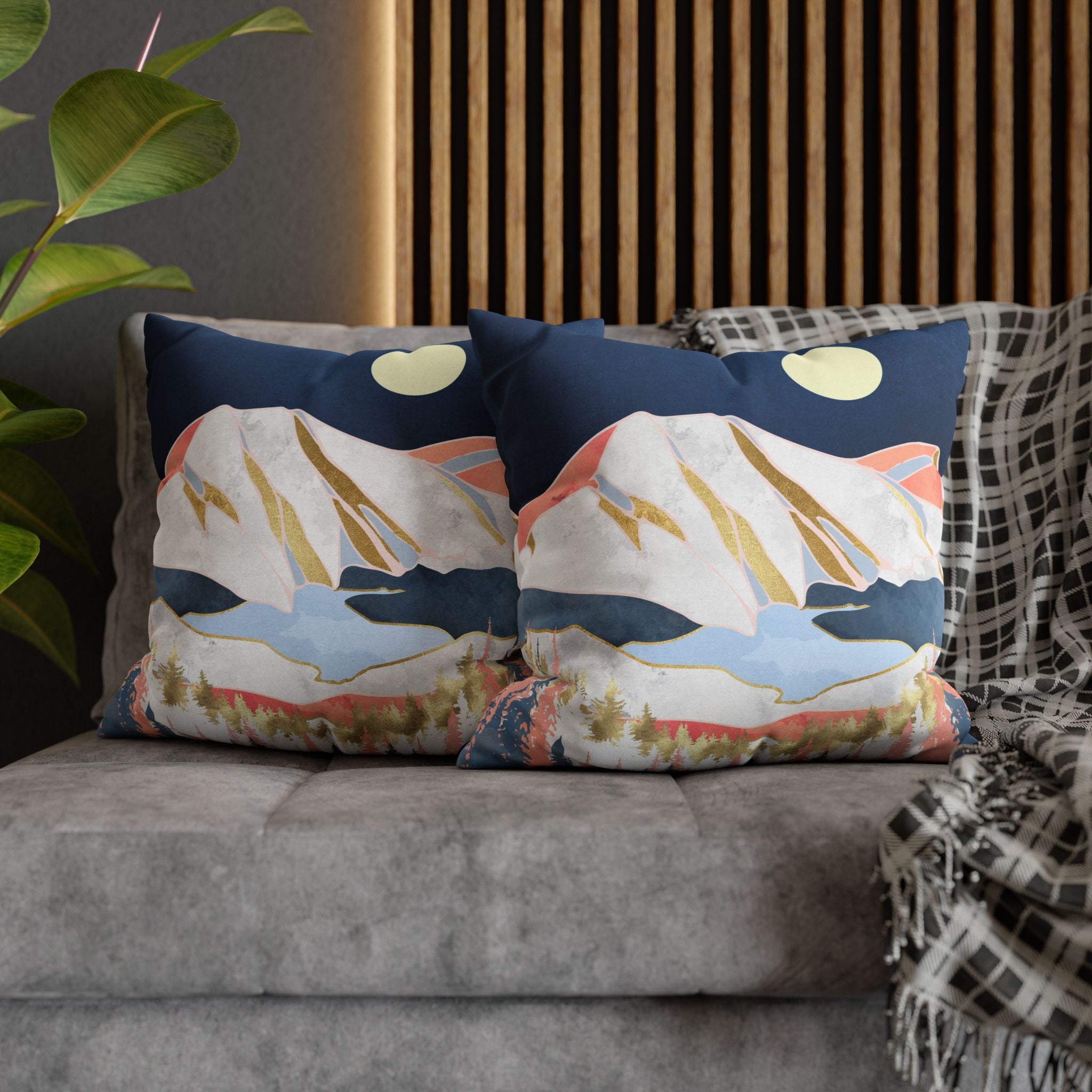 Lake Mountains - Decorative Pillow Cover
