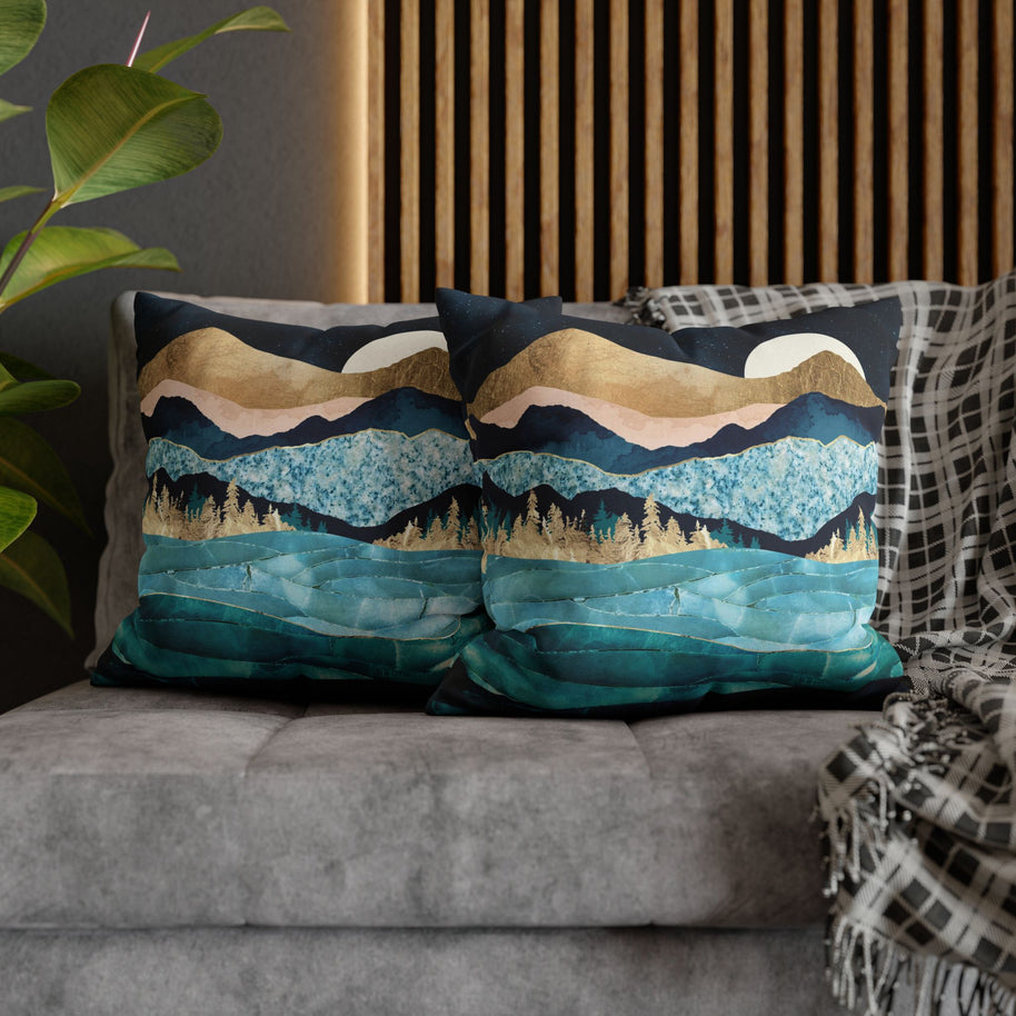 Midnight Ocean - Decorative Pillow Cover