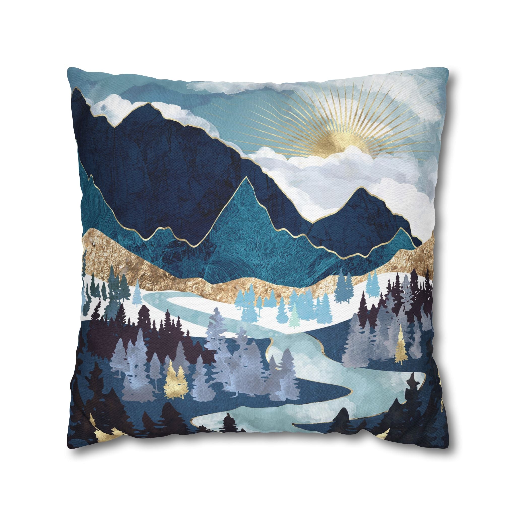 Valley Sunrise - Decorative Pillow Cover