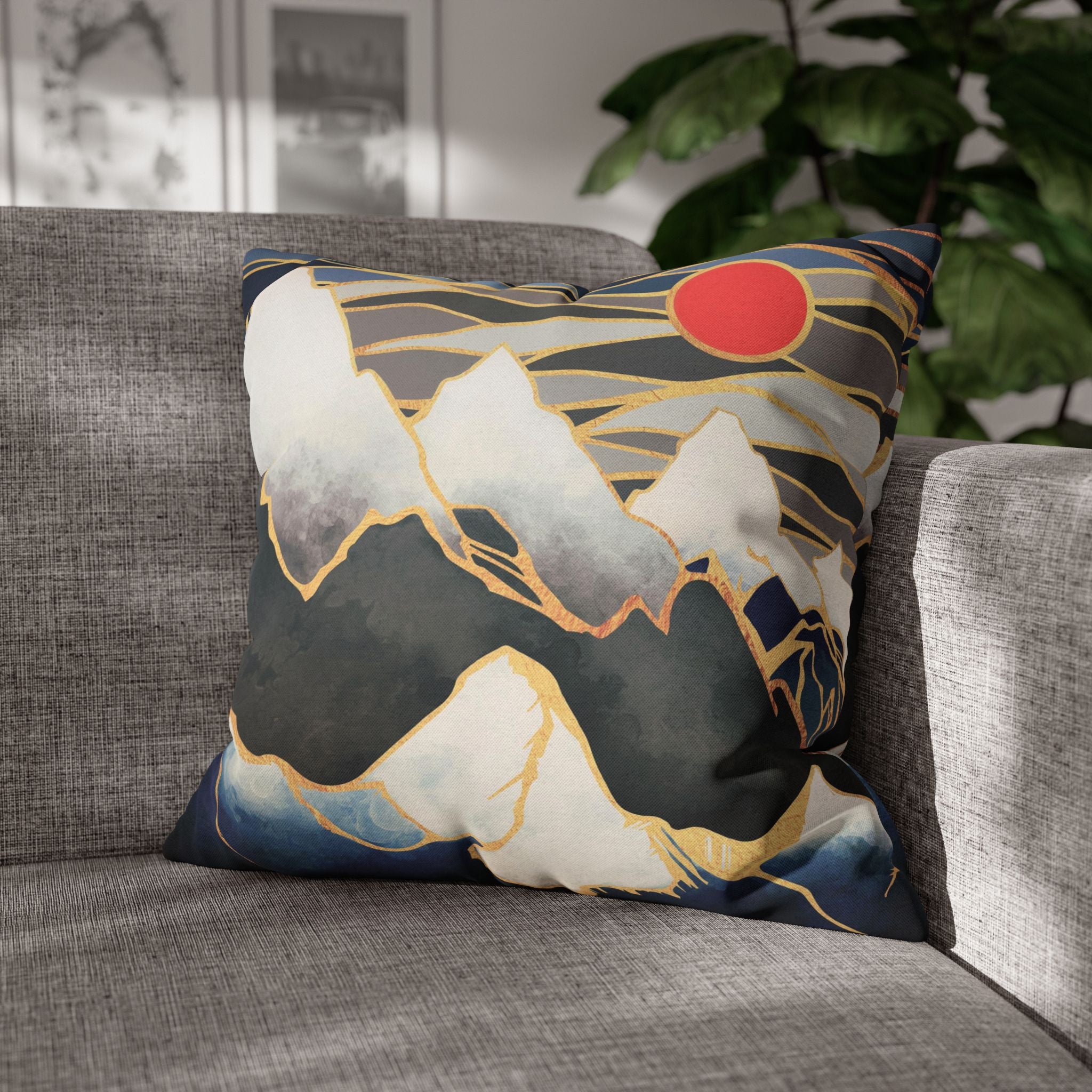 Ice Mountains - Decorative Pillow Cover