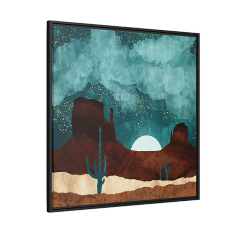 Desert Night - Matte Canvas, Framed (Multi-color)