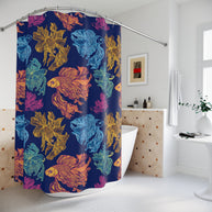Betta Fish Color Pop - Shower Curtain