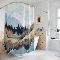 Spring Flight - Shower Curtain