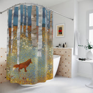 Autumn Fox - Shower Curtain