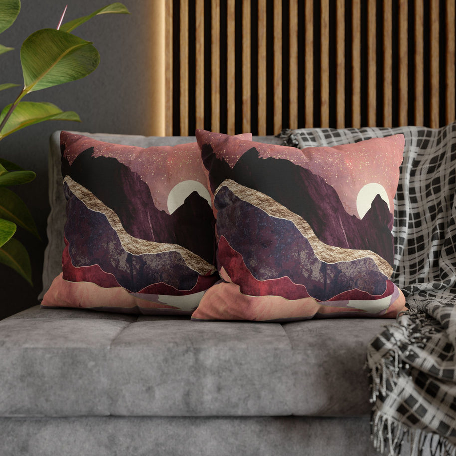 Blush Vista - Decorative Pillow Cover