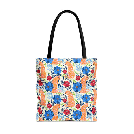 Botanical Leopard with Cream - Tote Bag