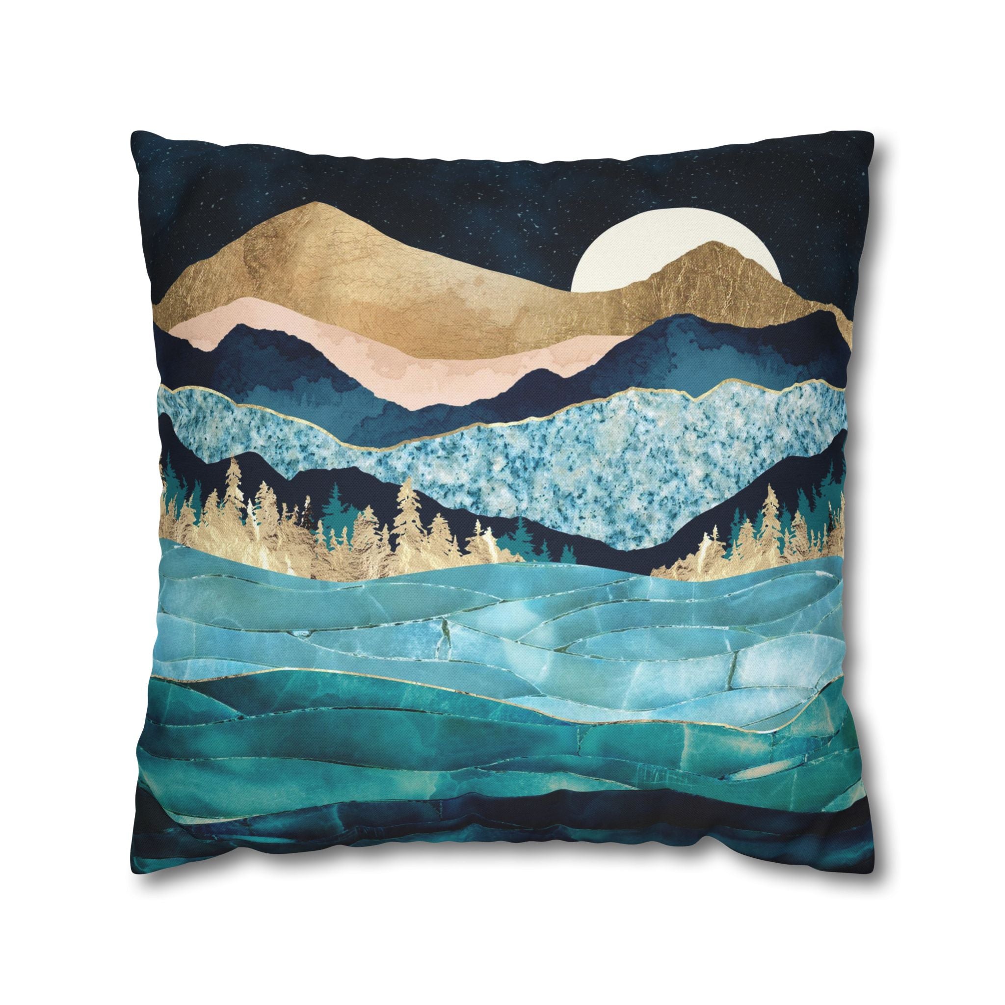 Midnight Ocean - Decorative Pillow Cover