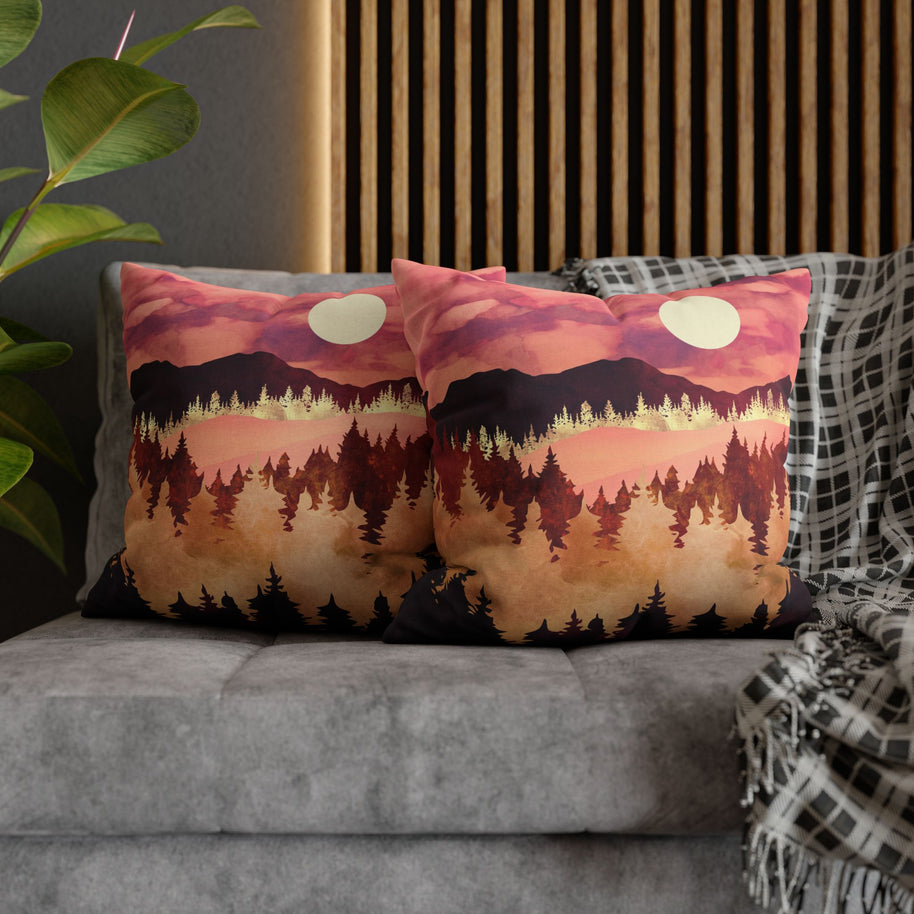 Autumn Sunset - Decorative Pillow Cover