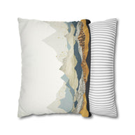 Distant Peaks - Decorative Pillow Cover
