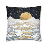 Golden Ocean - Decorative Pillow Cover