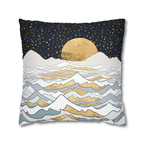 Golden Ocean - Decorative Pillow Cover
