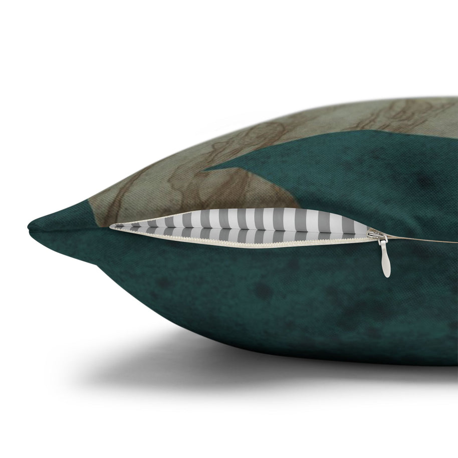 Golden Crane  - Decorative Pillow Cover