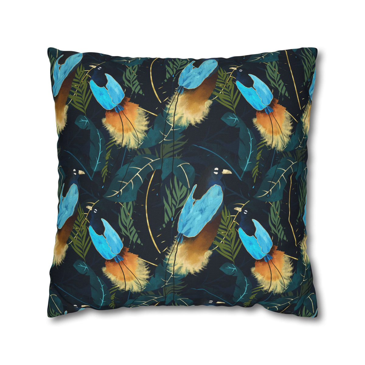 Birds of Paradise Botanical - Decorative Pillow Cover