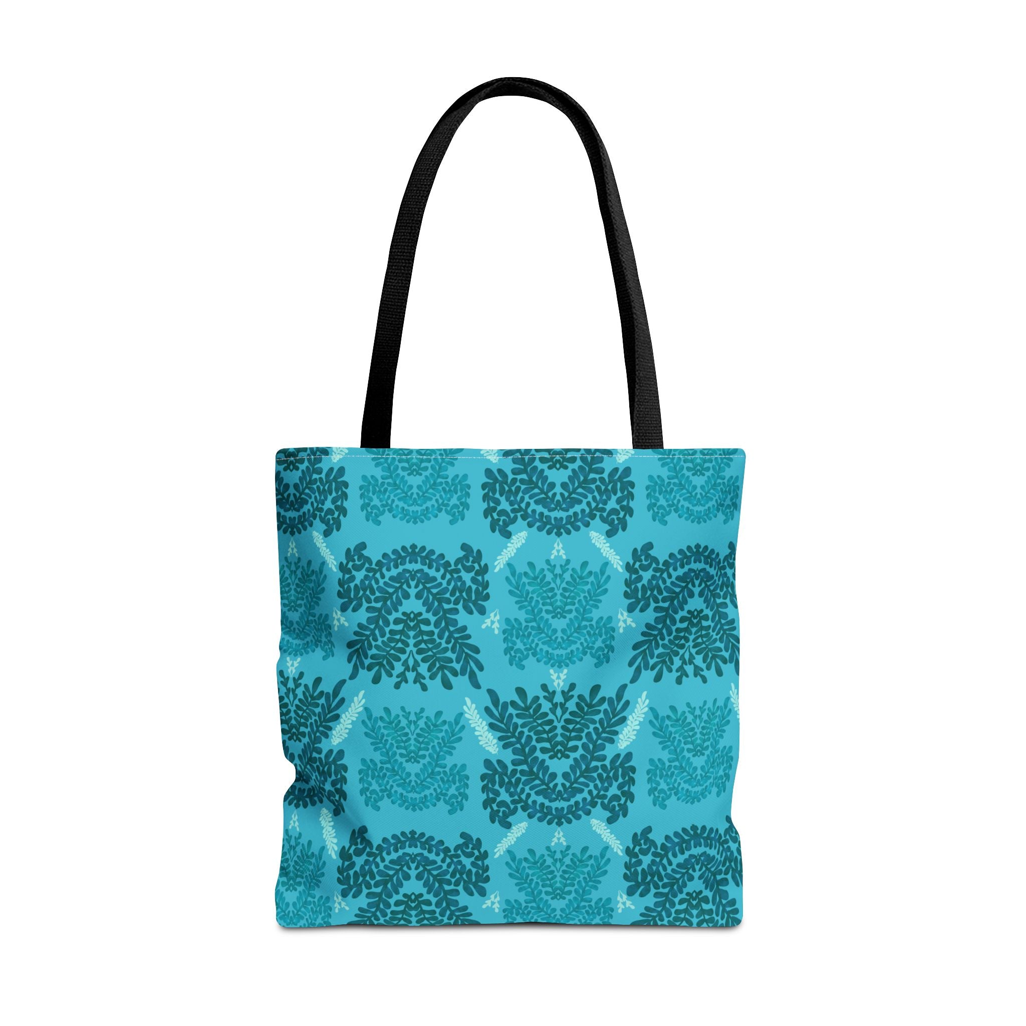 Blue Teal and Mint Botanical II - Tote Bag
