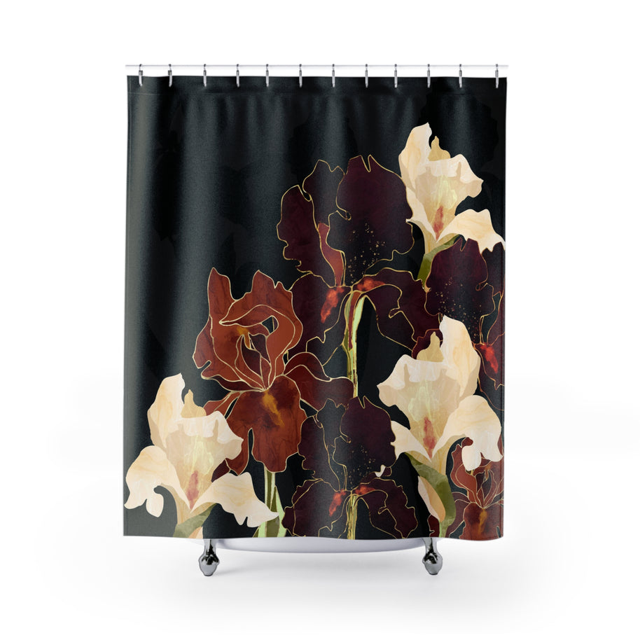 Autumn Iris - Shower Curtain