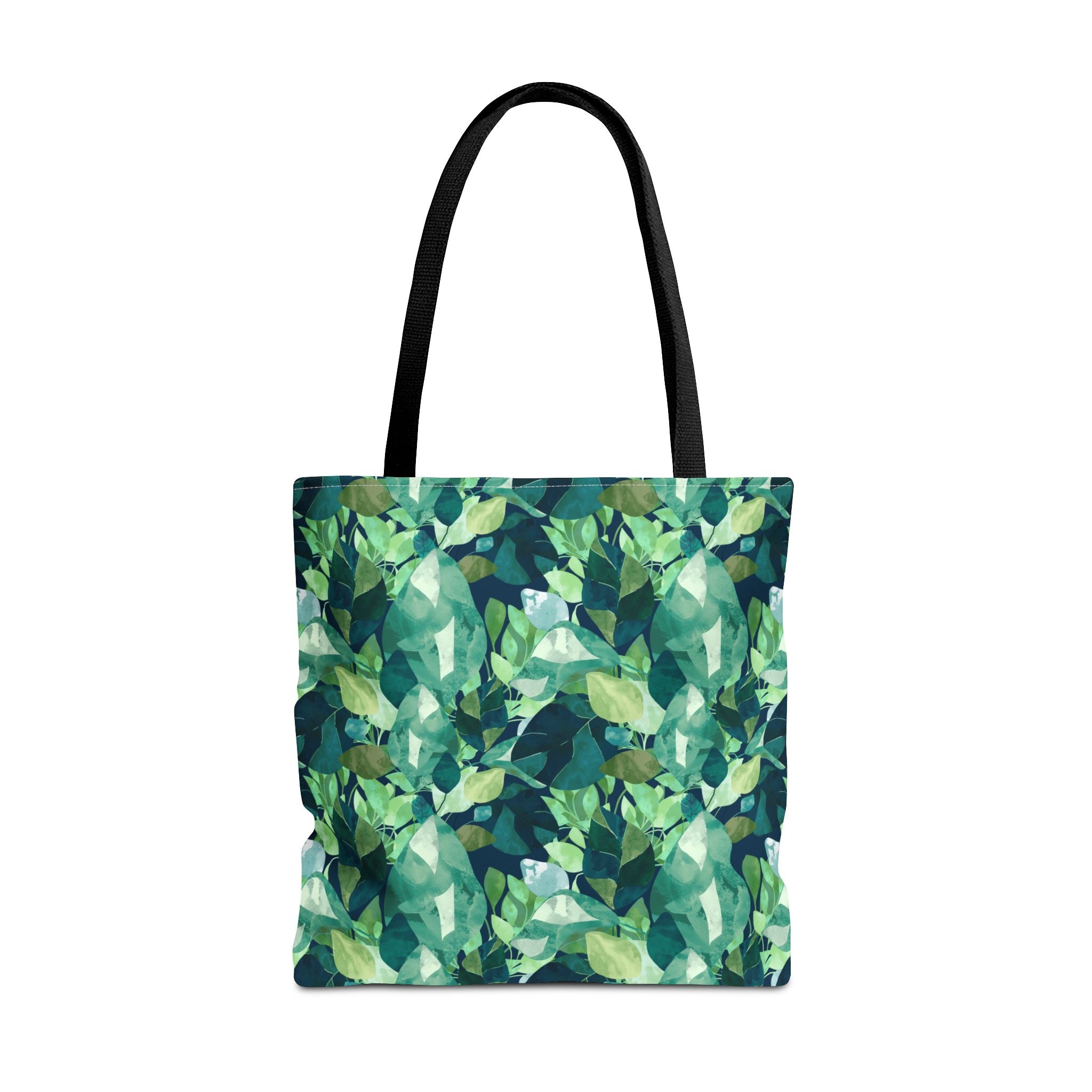 Botanical Leaves with Navy - Tote Bag