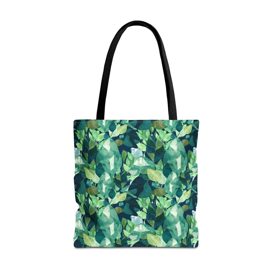 Botanical Leaves with Navy - Tote Bag