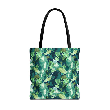 Botanical Leaves with Navy - Tote Bag
