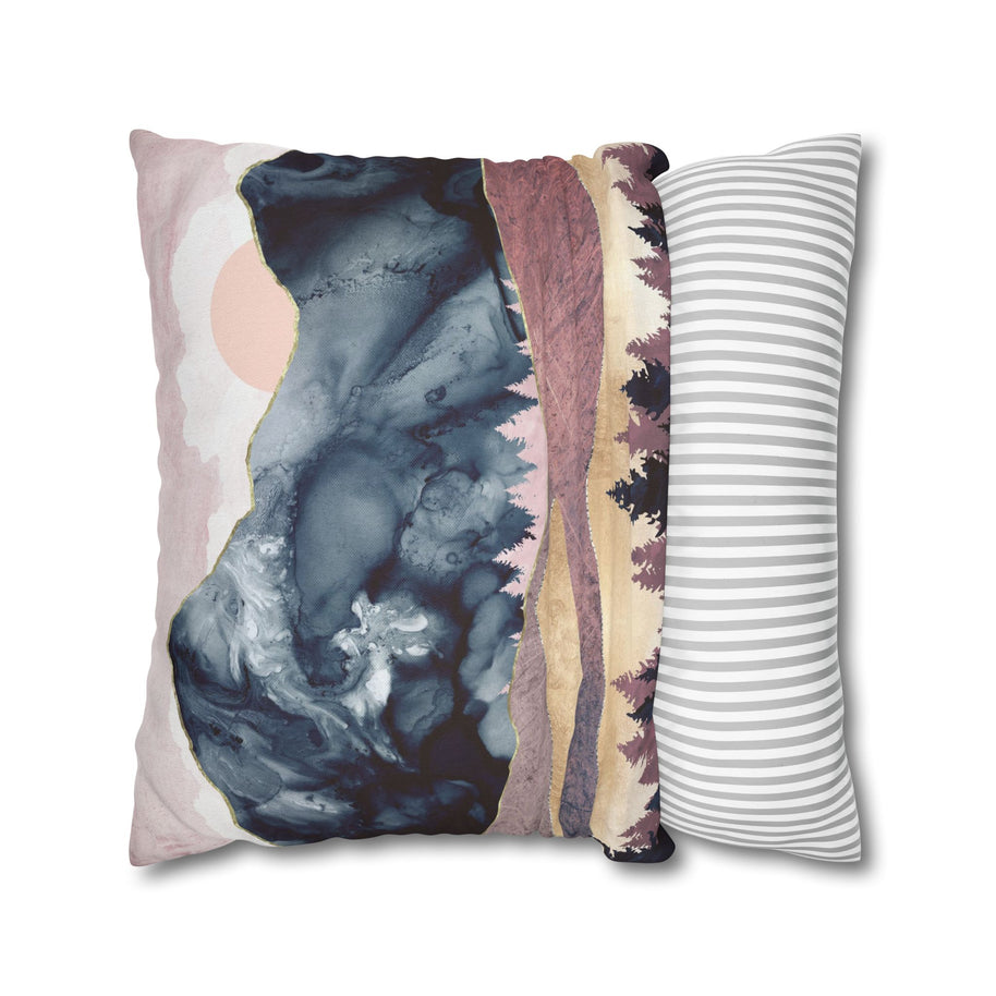 Mauve Vista - Decorative Pillow Cover