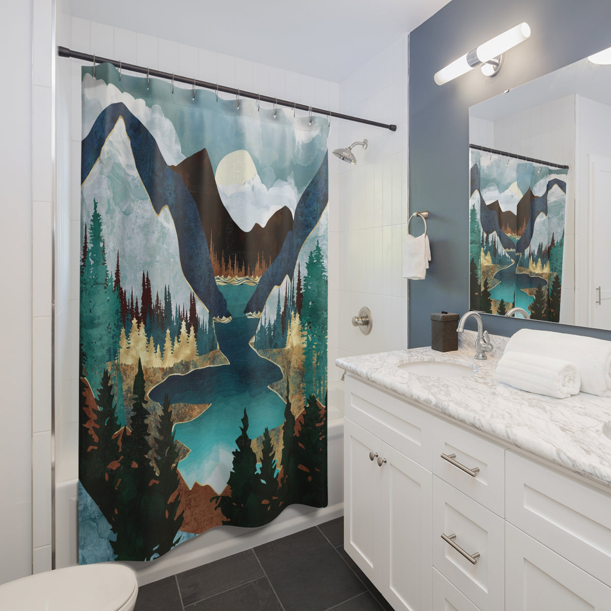 River Vista - Shower Curtain