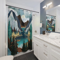 River Vista - Shower Curtain