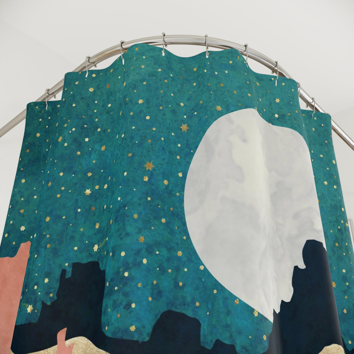 Desert Moon Vista - Shower Curtain