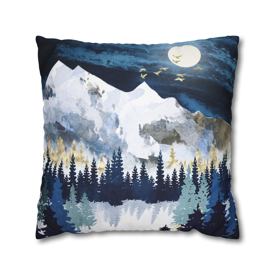 Moonlit Snow - Decorative Pillow Cover