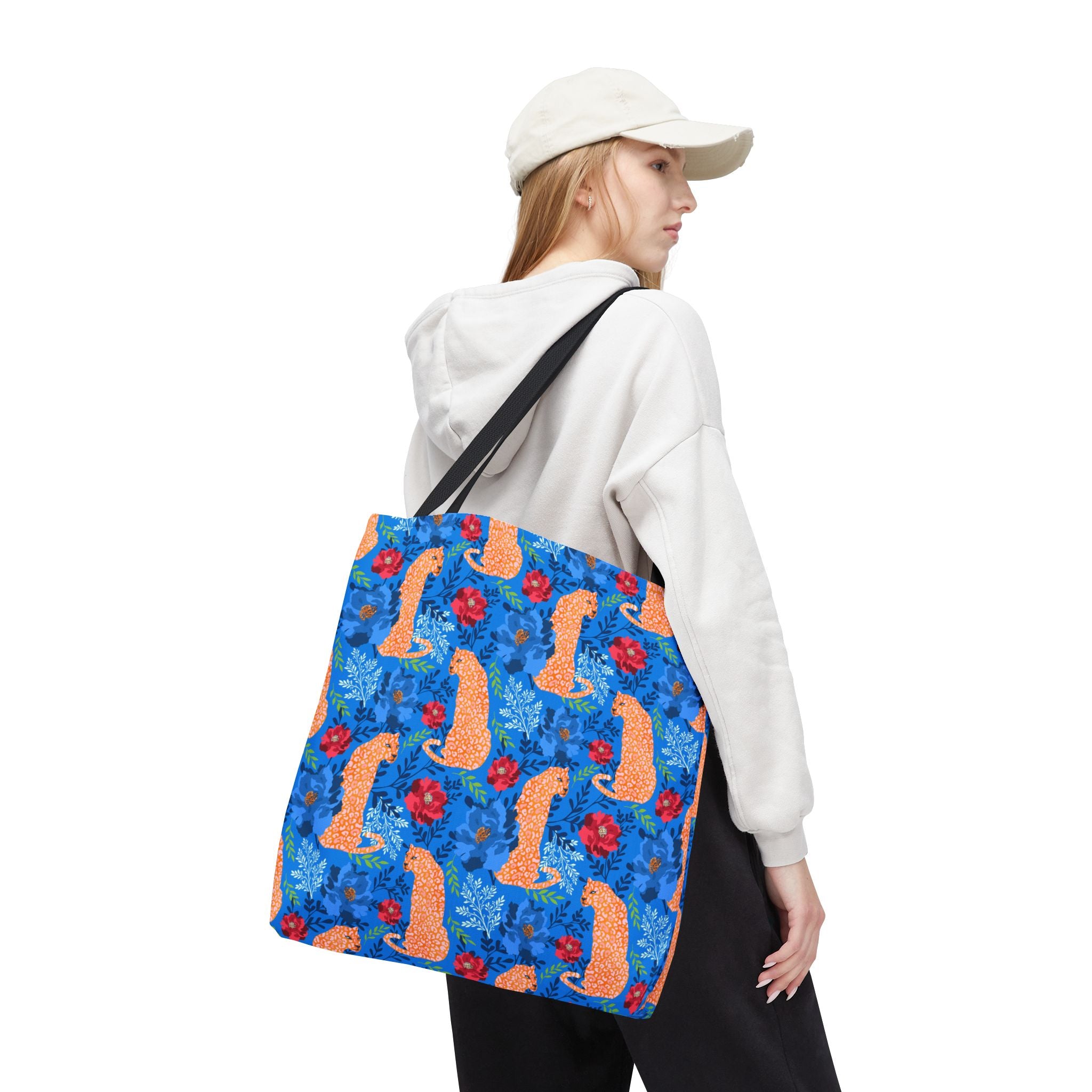 Botanical Leopard Blue - Tote Bag