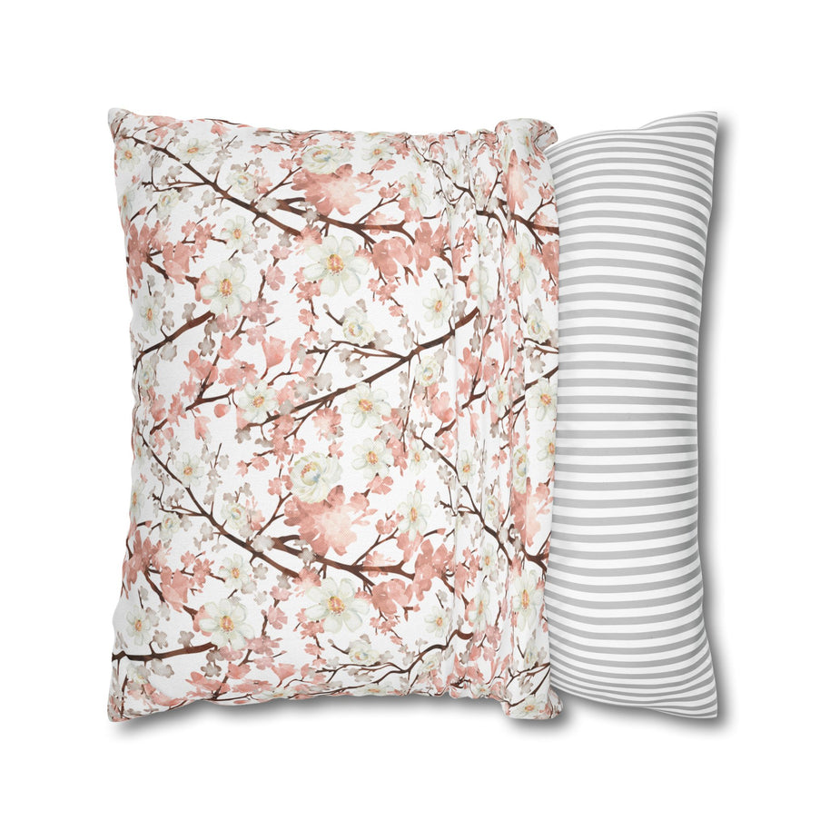 Botanical Blossoms with White - Decorative Pillow Cover