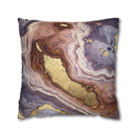 Mauve Agate - Decorative Pillow Cover