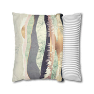Golden Spring Reflection - Decorative Pillow Cover