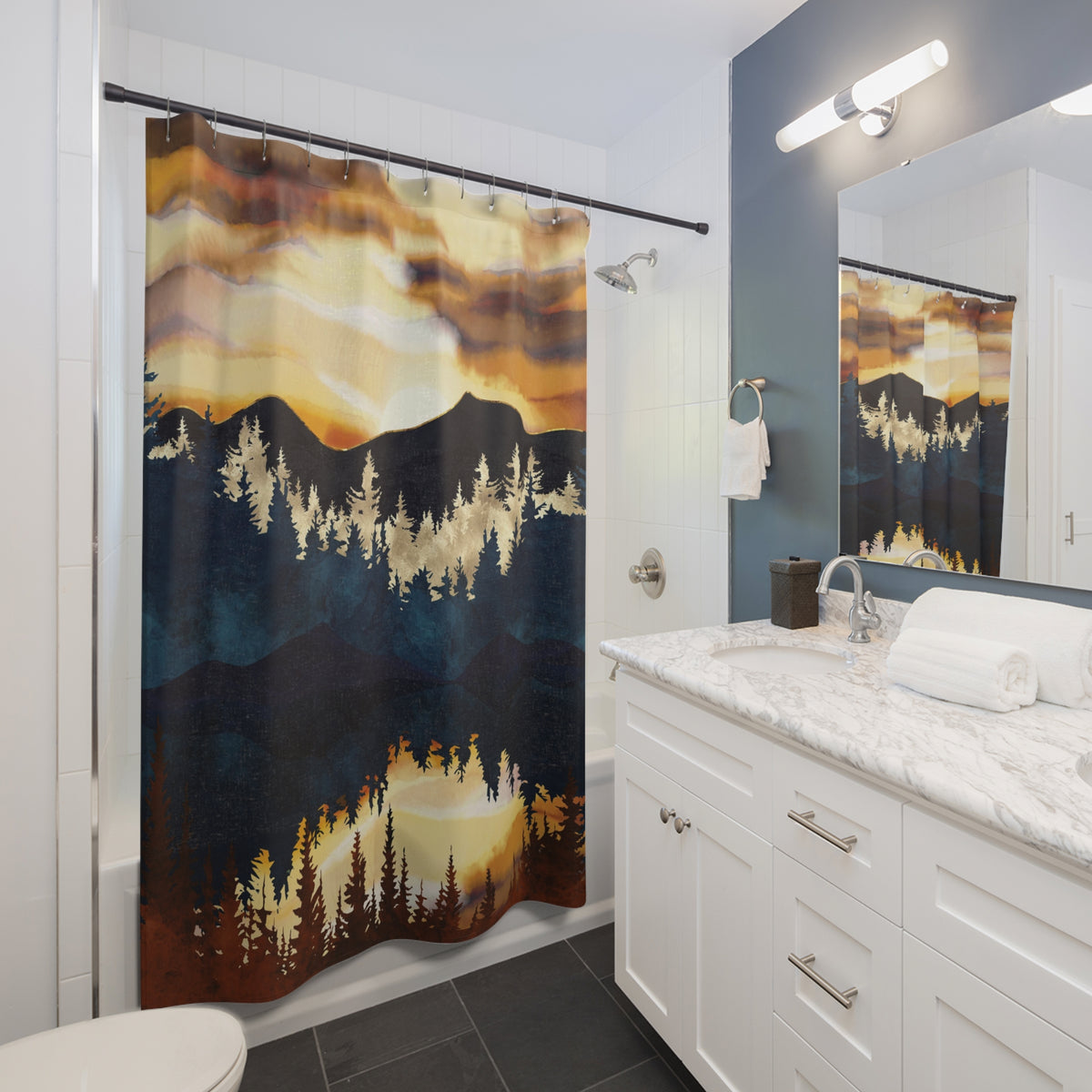 Fall Sunset - Shower Curtain