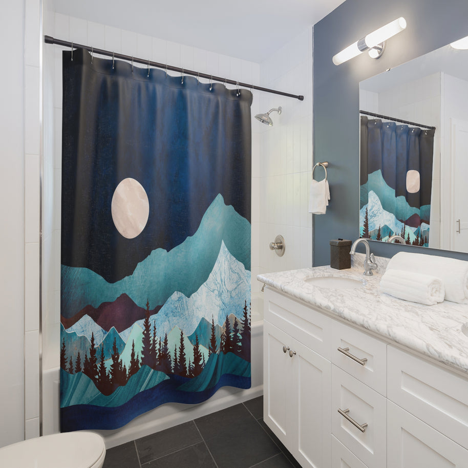 Moon Bay - Shower Curtain