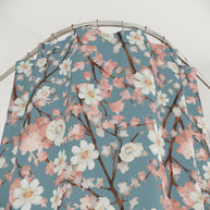 Botanical Blossoms with Blue - Shower Curtain