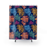 Betta Fish Color Pop - Shower Curtain
