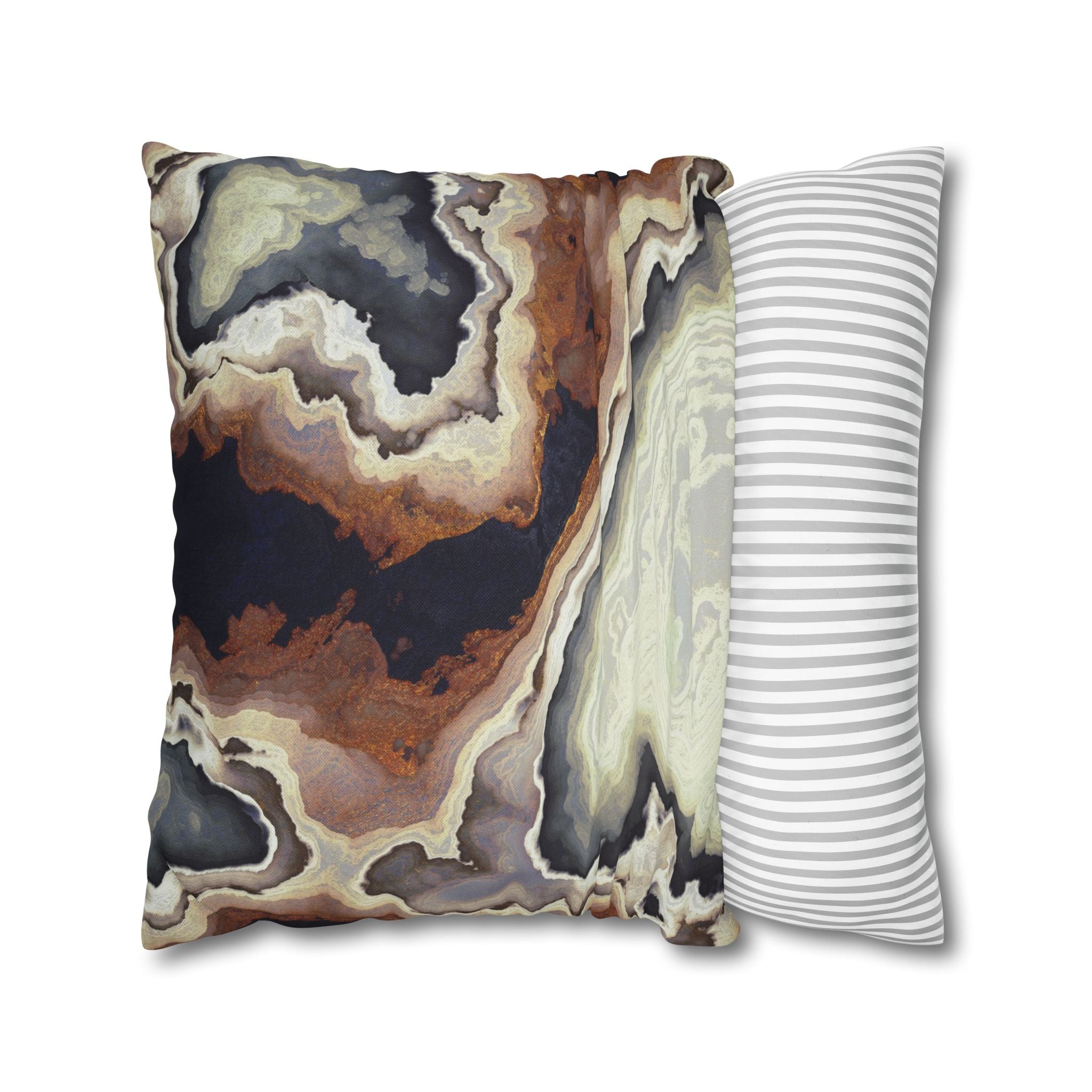 Ivory Agate - Decorative Pillow Cover