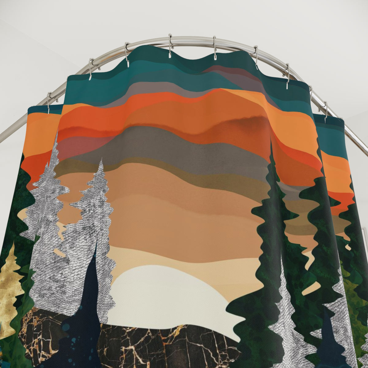 Amber Fox - Shower Curtain
