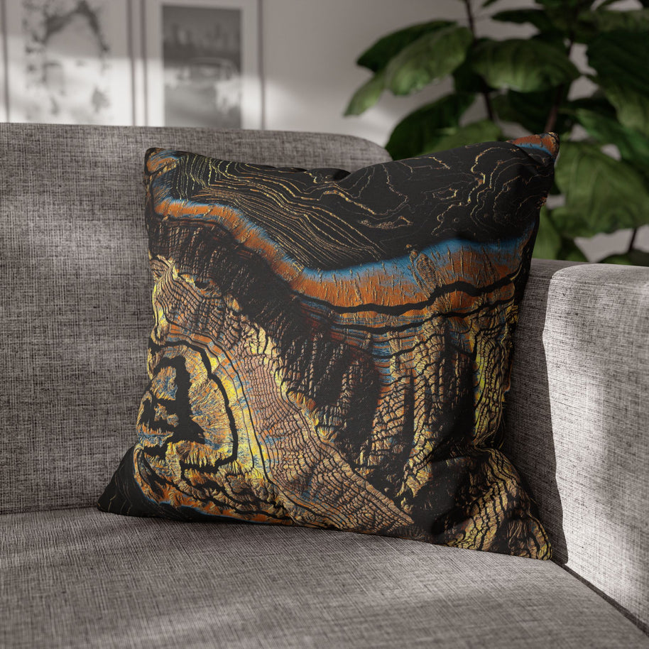 Golden Canyons - Decorative Pillow Cover