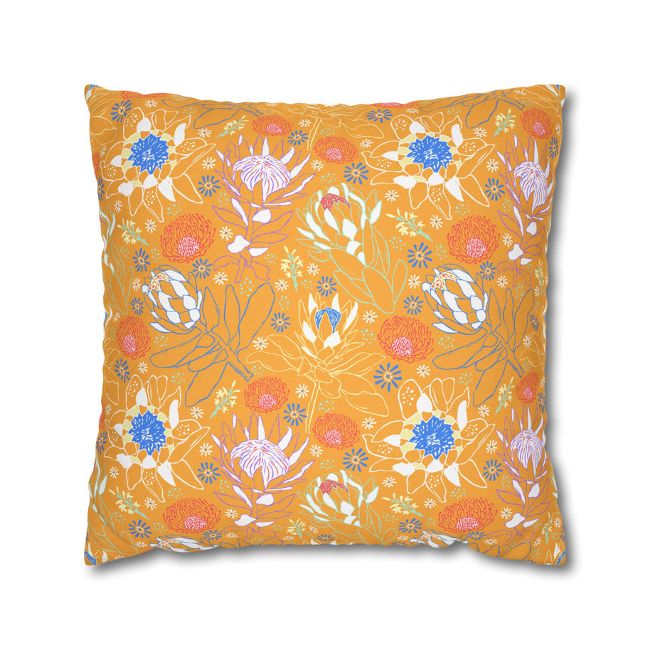 Mustard Protea - Decorative Pillow Cover