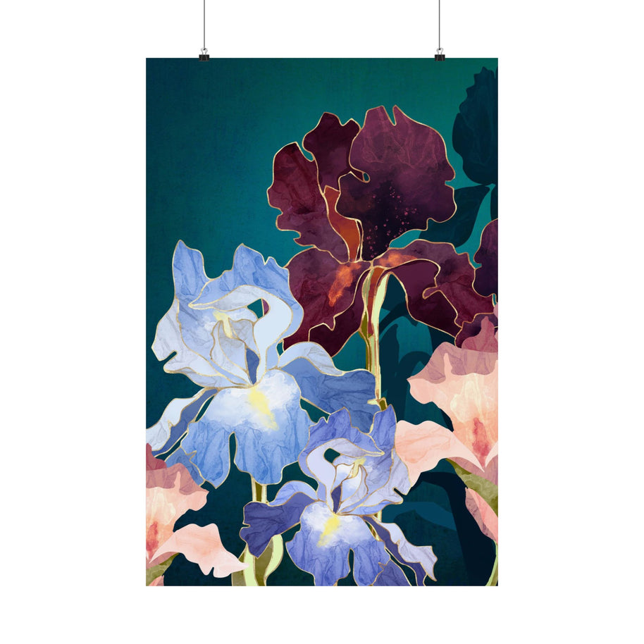 Iris Abstract - Poster Print - No Frame