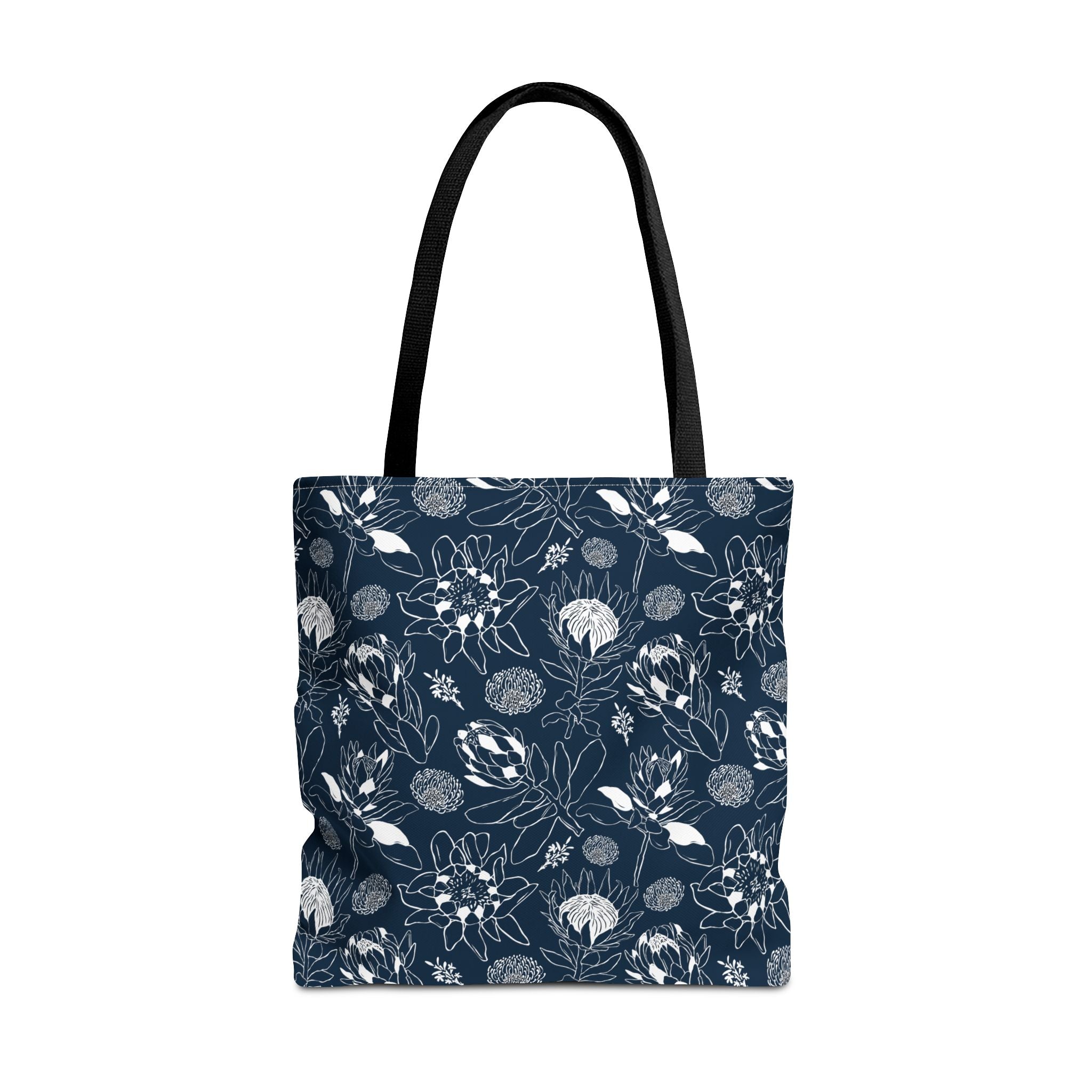 Protea Navy and White - Tote Bag
