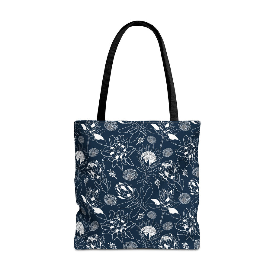 Protea Navy and White - Tote Bag