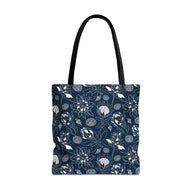 Protea Navy and White - Tote Bag