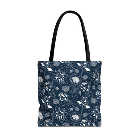Protea Navy and White - Tote Bag