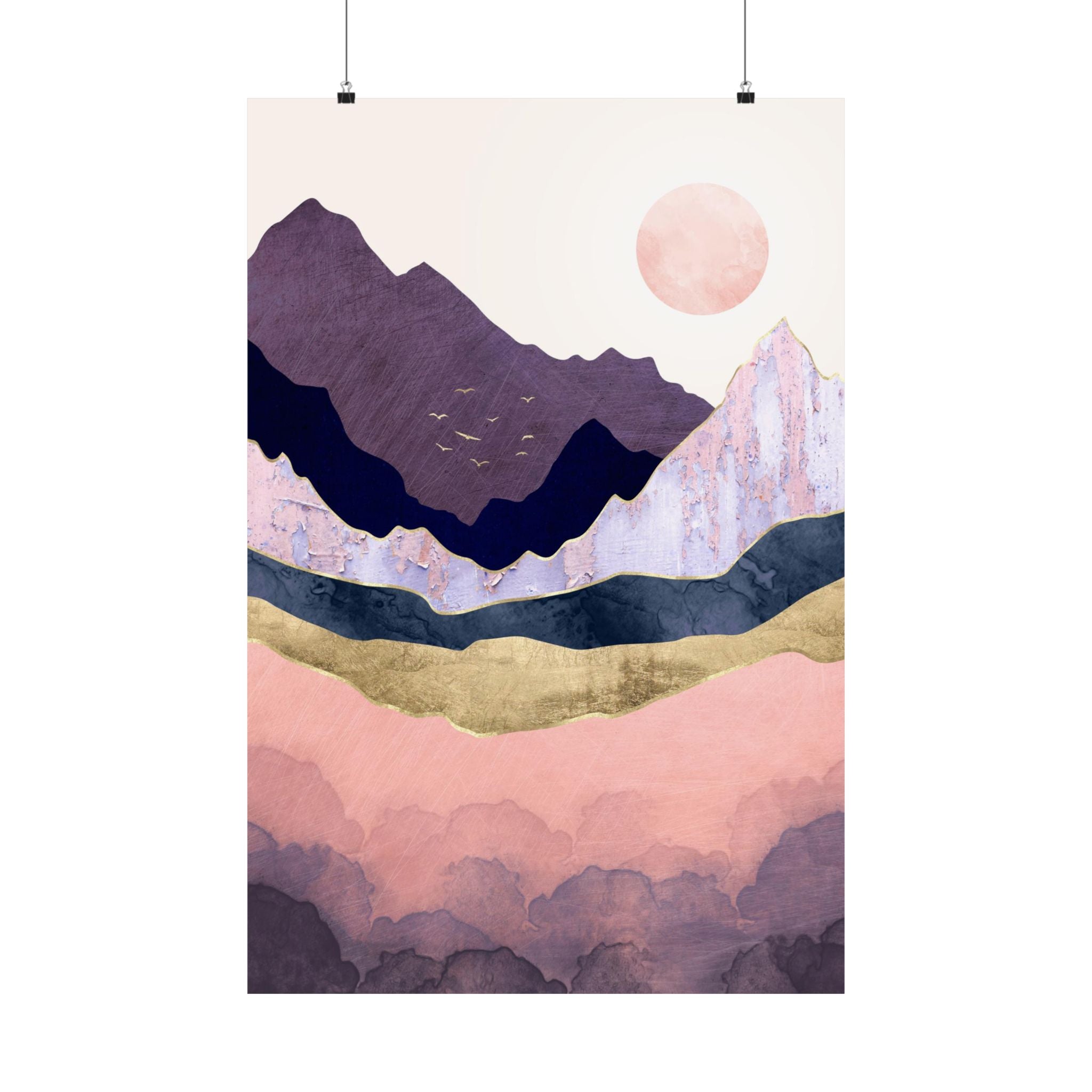 Mauve Mist - Poster Print - No Frame
