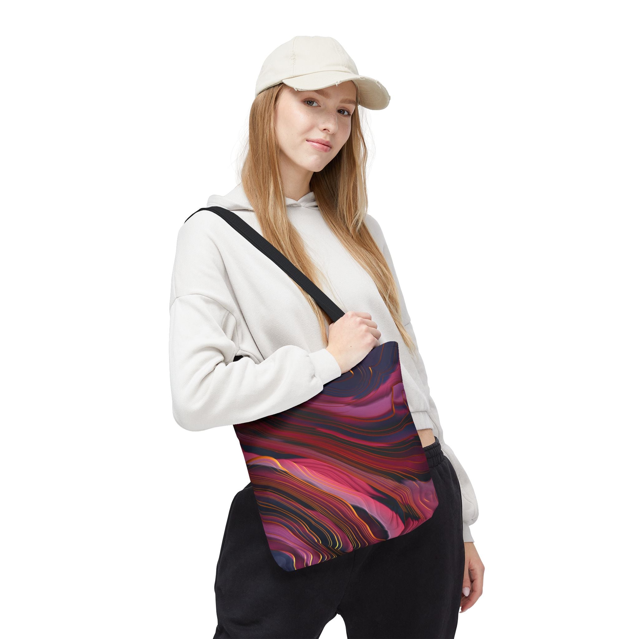 Plum Abstract - Tote Bag
