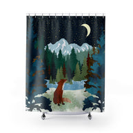 Winter Fox - Shower Curtain