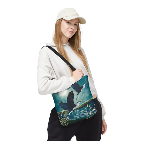 Evening Heron - Tote Bag