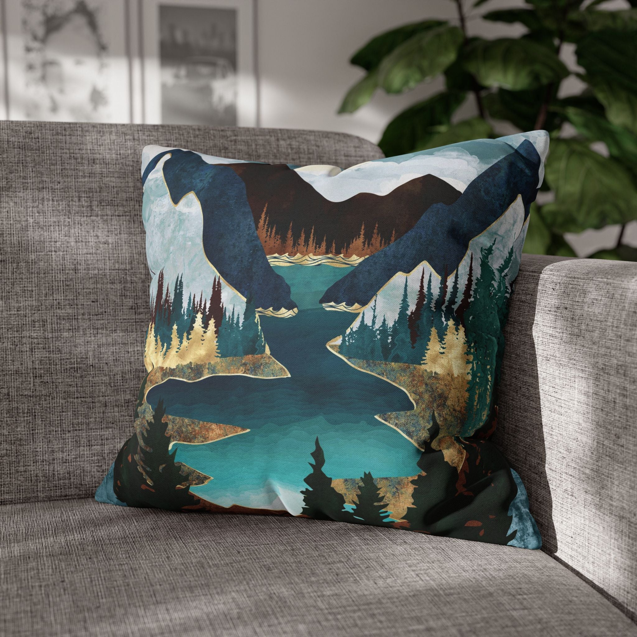 River Vista - Decorative Pillow Cover